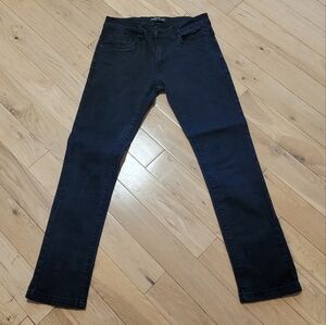 Kenneth Cole New York Black Distressed Jeans sz 28×30